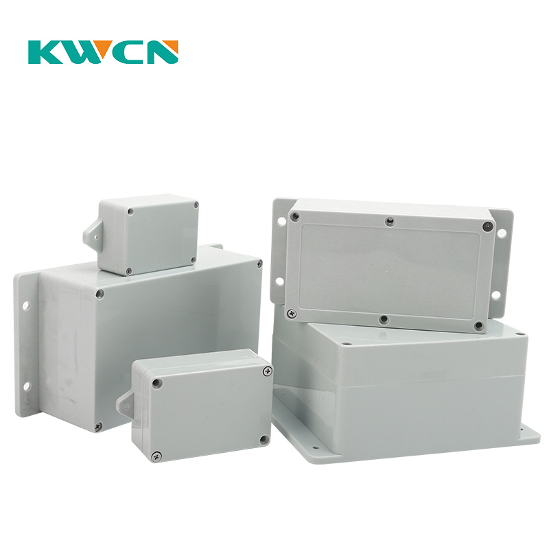 Wire Connection ABS PVC Waterproof Weatherproof Customized Junction Box with Ear